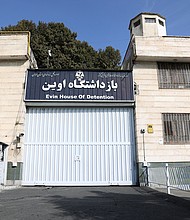 A jailed American appeals to the Biden administration in an unprecedented interview from Iran's most notorious Evin prison.
Mandatory Credit:	Majid Asgaripour/WANA/Reuters