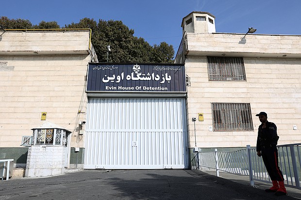 A jailed American appeals to the Biden administration in an unprecedented interview from Iran's most notorious Evin prison.
Mandatory Credit:	Majid Asgaripour/WANA/Reuters