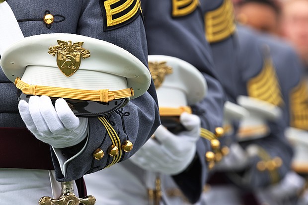 Incidents of sexual assault at US military service academies were at the highest rate on record in the 2021-2022 academic year, according to a new report released on March 10.
Mandatory Credit:	Michael M. Santiago/Getty Images