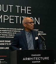Department of Planning and Development Commissioner Maurice Cox during the Come Home: Missing Middle Infill Reception. Photo provided by Rise Strategy Group.