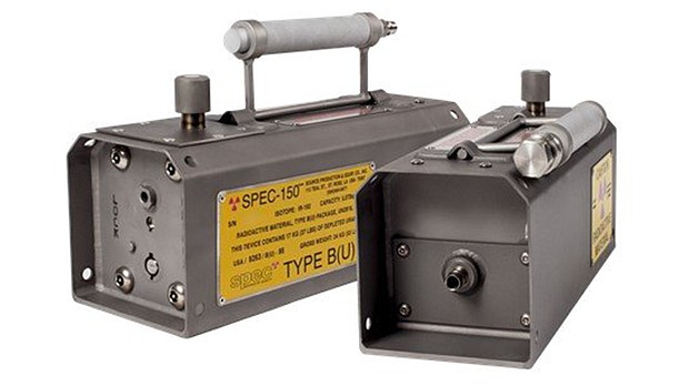 The Texas Department of State Health Services shared this image of a missing radiographic camera.
Mandatory Credit:	Texas DSHS