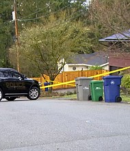 Authorities cordon off the scene of a fatal shooting in Redmond, Washington, on Friday. A husband and wife were killed by a gunman who then killed himself, police say.
Mandatory Credit:	KOMO