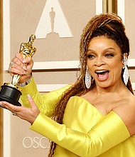 Ruth E. Carter won her second Oscar for best costume design for her work on "Black Panther: Wakanda Forever." She's the first Black woman to win multiple Oscars.
Mandatory Credit:	Mike Coppola/Getty Images
