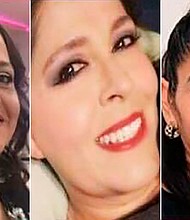 In these undated photos provided by the Penitas Police Department, from left are sisters Martiza Trinidad Perez Rios, 47; Marina Perez Rios, 48; and their friend, Dora Alicia Cervantes Saenz, 53.
Mandatory Credit:	Courtesy of Penitas Police Department/AP