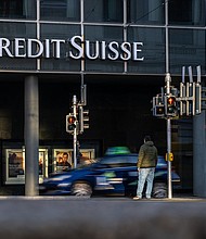 The failure of Silicon Valley Bank put increased scrutiny on the long-struggling Credit Suisse.
Mandatory Credit:	Fabrice Coffrini/AFP/Getty Images