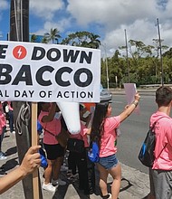 Local Hawaii students are spending their spring break working to fight against child tobacco use and vaping.
Mandatory Credit:	KITV