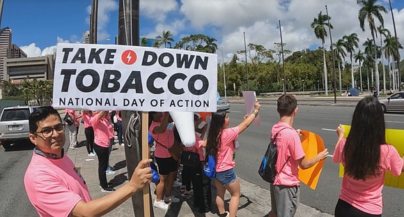 Local students are spending their spring break working to fight against child tobacco use and vaping.