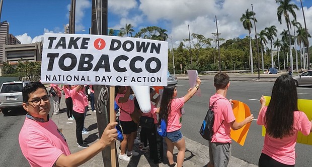 Local Hawaii students are spending their spring break working to fight against child tobacco use and vaping.
Mandatory Credit:	KITV