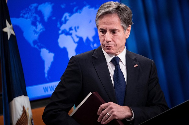 Armed forces on all sides of the conflict in northern Ethiopia have committed war crimes, US Secretary of State Antony Blinken said Monday.
Mandatory Credit:	BRENDAN SMIALOWSKI/AFP/POOL/Getty Images