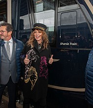 Shania Twain is the "godmother" of the Shania Train.
Mandatory Credit:	Courtesy Goldenpass Express