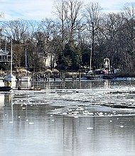 Police said during a physical altercation, the security guard fired his gun, striking the man.
Mandatory Credit:	@dennisreports/WJZ