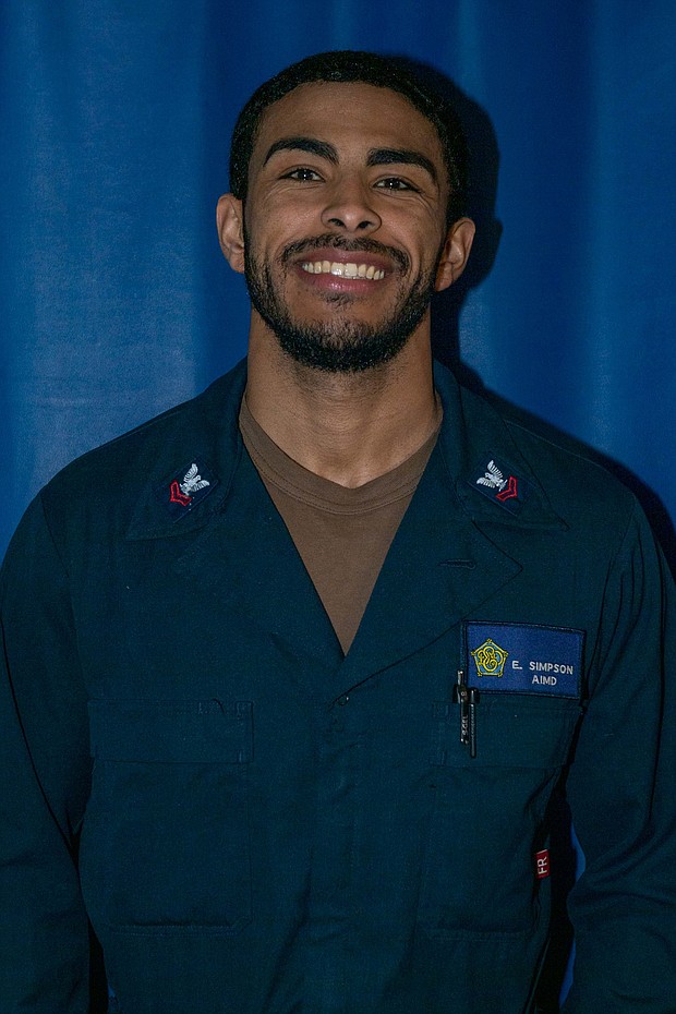 Petty Officer 2nd Class Elijah Simpson
