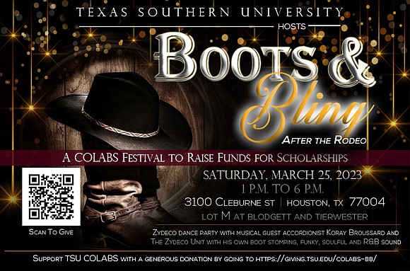 Boots and Bling After the Rodeo is a family and community-friendly cultural festival on the campus of Texas Southern University …