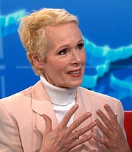 Carroll v. Trump jurors will be anonymous, the judge handling the civil lawsuit of E. Jean Carroll against former President Donald Trump has ruled.
Mandatory Credit:	CNN
