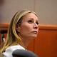Gwyneth Paltrow is seen in a Utah courtroom on March 22 during a trial over a 2016 ski collision.
Mandatory Credit:	Rick Bowmer/Pool/AP