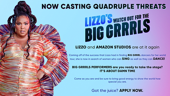Are you ready to take the stage? Casting call now open for Lizzo's Watch Out for Big Girrrls.