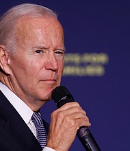 President Joe Biden's judicial push hits roadblocks with GOP veto-power and Democratic Senate absences. Biden is pictured here at an event in Delaware  in 2022.
Mandatory Credit:	Anna Moneymaker/Getty Images/FILE