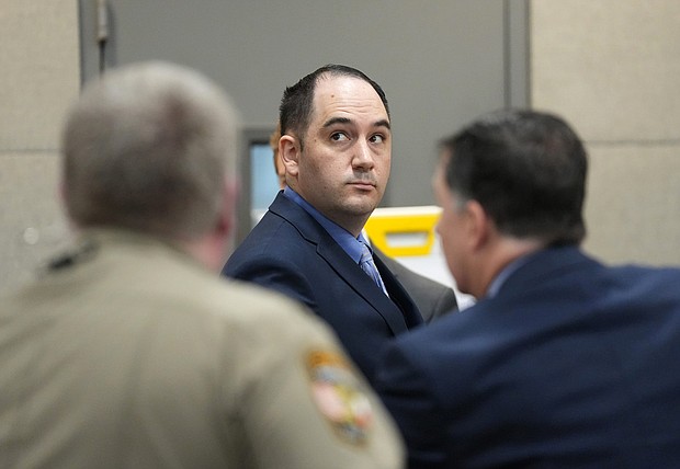 Daniel Perry, 35, was convicted of murder for fatally shooting a man who approached his car at a 2020 Black Lives Matter protest in Austin, Texas.
Mandatory Credit:	Jay Janner/Austin American-Statesman/USA Today Network