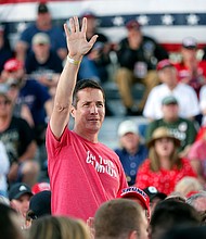 Former Senate candidate Bernie Moreno, here in 2022, has filed paperwork to run for Senate in 2024.
Mandatory Credit:	Joe Maiorana/AP