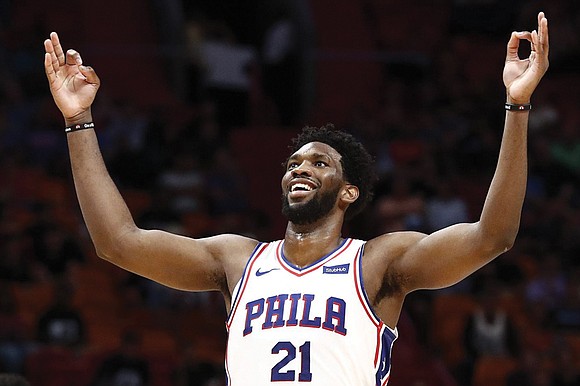 Joel Embiid has done it again. For the second straight season the Philadelphia 76ers’ center is the NBA scoring champ.