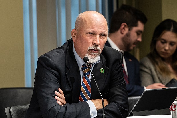 Two Texas lawmakers, Reps. Tony Gonzales and Chip Roy, pictured here, have staked out opposing positions on how their party should approach border security.
Mandatory Credit:	Lev Radin/SIPAPRE/Sipa USA / AP