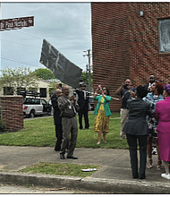 The unveiling of the Dr. Paul Nichols Way sign took place April 14 in front of Good Shepherd Baptist Church at 1127 N. 28th St. in honor of Dr. Nichols, who was the church’s pastor for 29 years before his death in 1990. Dr. Nichols also served as dean of Virginia Union University’s School of Theology, among other positions. The ceremony was sponsored by the Nichols Family and Richmond City Council.