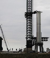 SpaceX's Starship, the most powerful rocket ever built, took off from a launch pad on the coast of South Texas on April 20, kicking off the vehicle's historic first test flight.
Mandatory Credit:	Reginald Mathalone/Nurpho/Associated Press