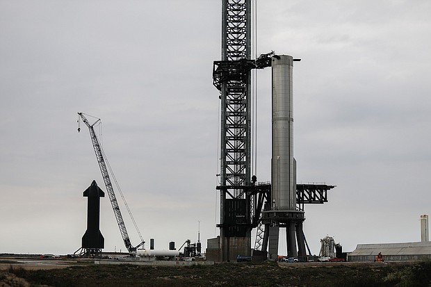 SpaceX's Starship, the most powerful rocket ever built, took off from a launch pad on the coast of South Texas on April 20, kicking off the vehicle's historic first test flight.
Mandatory Credit:	Reginald Mathalone/Nurpho/Associated Press