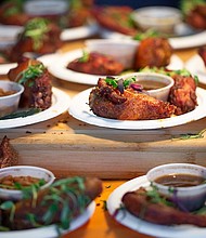 Smoke Dust and Jerk Dust Wings/photo by Galdones Photography