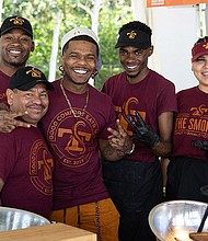 Chef Reginald Scott and his team from The Smoke/photo by Galdones Photography
