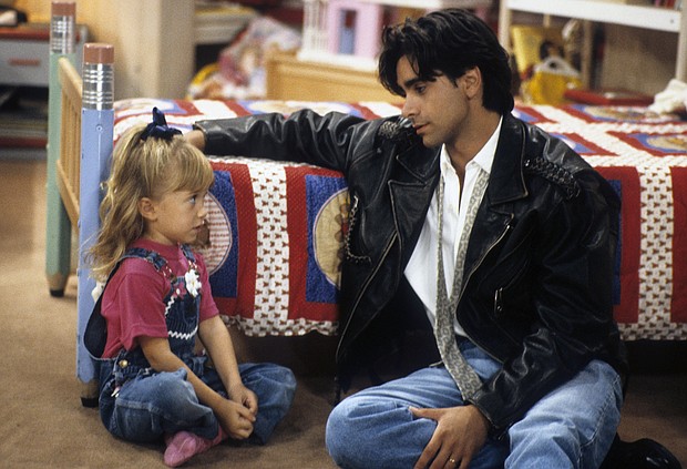Ashley Olsen and John Stamos in "Full House" in 1992.
Mandatory Credit:	ABC Photo Archives/Disney General Entertainment Content/Getty Images