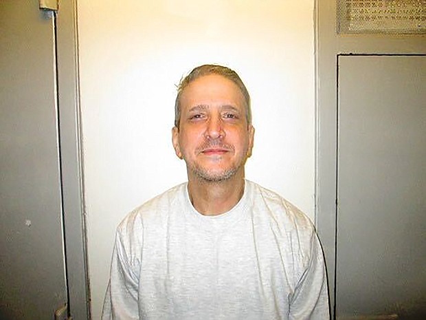 Richard Glossip, 60, has insisted he was not involved in the killing of his boss and has narrowly avoided death three times, as previous execution dates ended with reprieves or stays of execution.
Mandatory Credit:	Oklahoma Department of Corrections