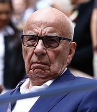 Fox News will give Smartmatic additional documents about Fox Corp. Chairman Rupert Murdoch, pictured here in 2017, and other senior corporate executives.
Mandatory Credit:	Julio Cortez/AP