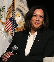Vice President Kamala Harris, here on April 18, will make the case for President Joe Biden's reelection bid Tuesday at a political rally on reproductive freedom.
Mandatory Credit:	Jason Bean/Reno Gazette Journal/USA Today Network