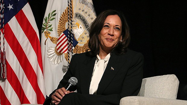 Vice President Kamala Harris, here on April 18, will make the case for President Joe Biden's reelection bid Tuesday at a political rally on reproductive freedom.
Mandatory Credit:	Jason Bean/Reno Gazette Journal/USA Today Network