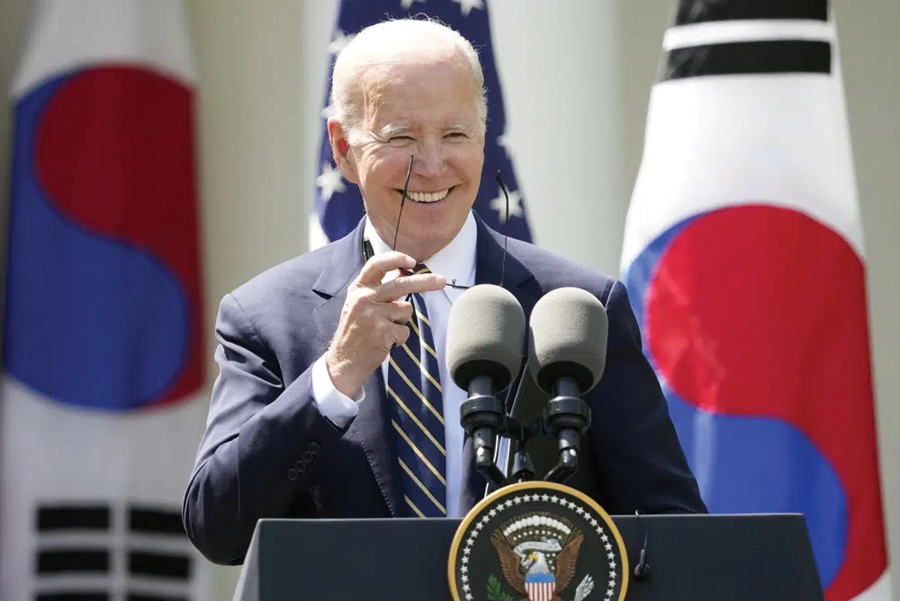 Biden bats away questions about age, polls; launches 2024 campaign ad ...