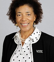 Cecile M. Scoon, president of the League of Women Voters of Florida