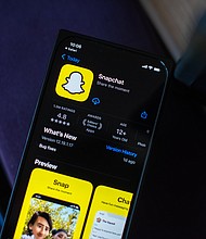 Snapchat's new AI chatbot is already raising alarms among teens and parents.
Mandatory Credit:	Tiffany Hagler-Geard/Bloomberg/Getty Images