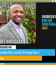 Obes Nwabara, candidate for Houston City Council, At-Large Seat 2