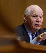 Democratic Senator of Maryland Ben Cardin announced Monday that he will not seek re-election.
Mandatory Credit:	Chip Somodevilla/Getty Images