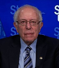 Vermont Sen. Bernie Sanders on Sunday brushed aside concerns about President Joe Biden's age.
Mandatory Credit:	CNN