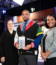 Co-editors of “The Crucial Conversation: Educating through an Anti-Racist Lens” from left to right: Foster, Hoston and Cambrice