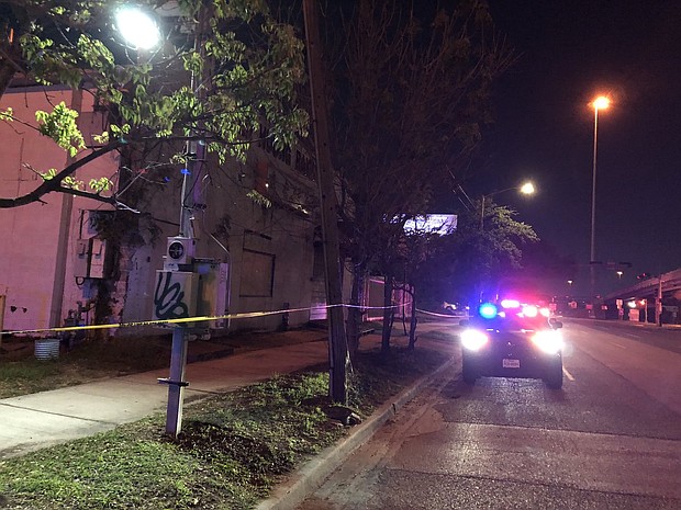 Police respond to the fatal shooting of 46-year-old Elliot Nix in Houston on April 11.
Mandatory Credit:	Houston Police Department