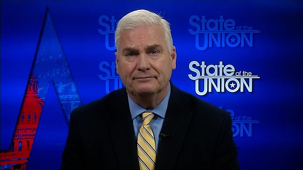 House Majority Whip Tom Emmer said Sunday that President Joe Biden "doesn't have to negotiate" over the debt ceiling
Mandatory Credit:	CNN