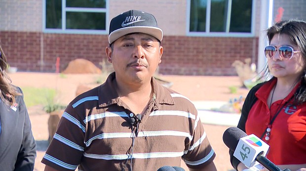 Garcia, who wife and son were killed, told CNN that there were 15 people in the house at the time of the shooting.
Mandatory Credit:	CNN