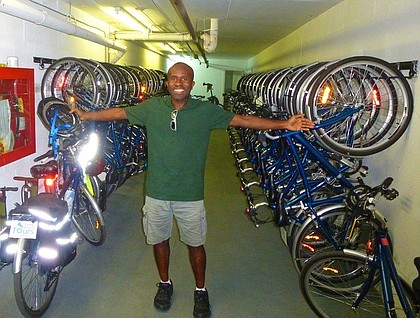 Terrence Eta owner of  Toronto Bicycle Tours photo by Dwight Brown