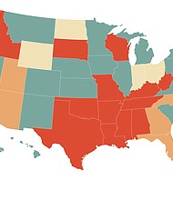 Current status of abortion access across the United States
Mandatory Credit:	CNN
