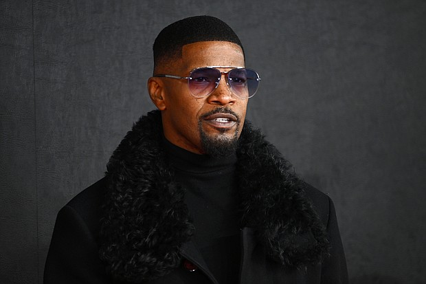 Jamie Foxx is seen here at the 'Creed III' premiere in London in February. Foxx is speaking out for the first time since his daughter Corinne Foxx released a statement last month that the actor was hospitalized due to an undisclosed "medical complication."
Mandatory Credit:	Joe Maher/Getty Images