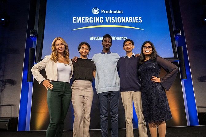 2023 Prudential Emerging Visionaries Grand Prize Winners. PRNewsfoto/Prudential Financial, Inc.