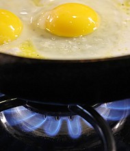 New York's new law will effectively ban natural gas stoves in most new homes and buildings by as early as 2026.
Mandatory Credit:	Scott Olson/Getty Images